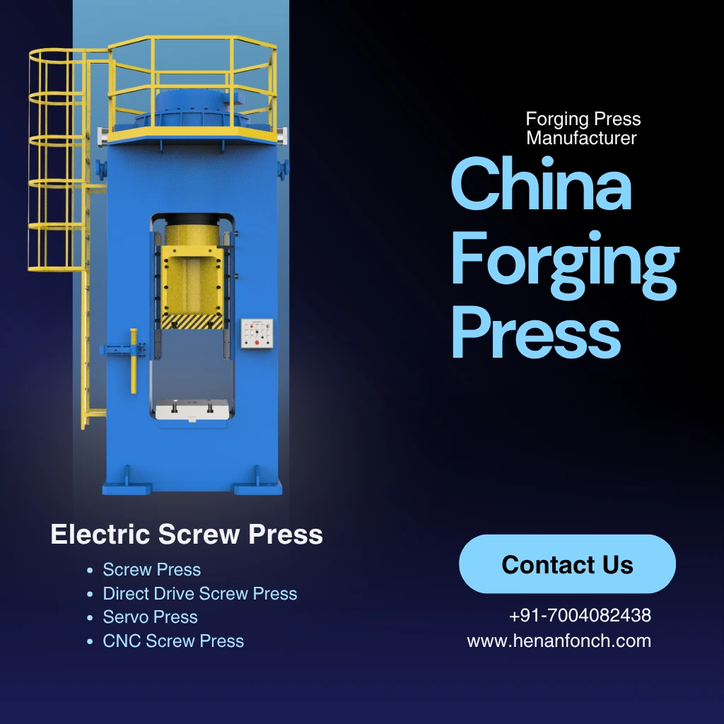 China Electric Screw Press offers precision, durability, and energy efficiency — perfect for automotive, aerospace, and industrial forging applications.